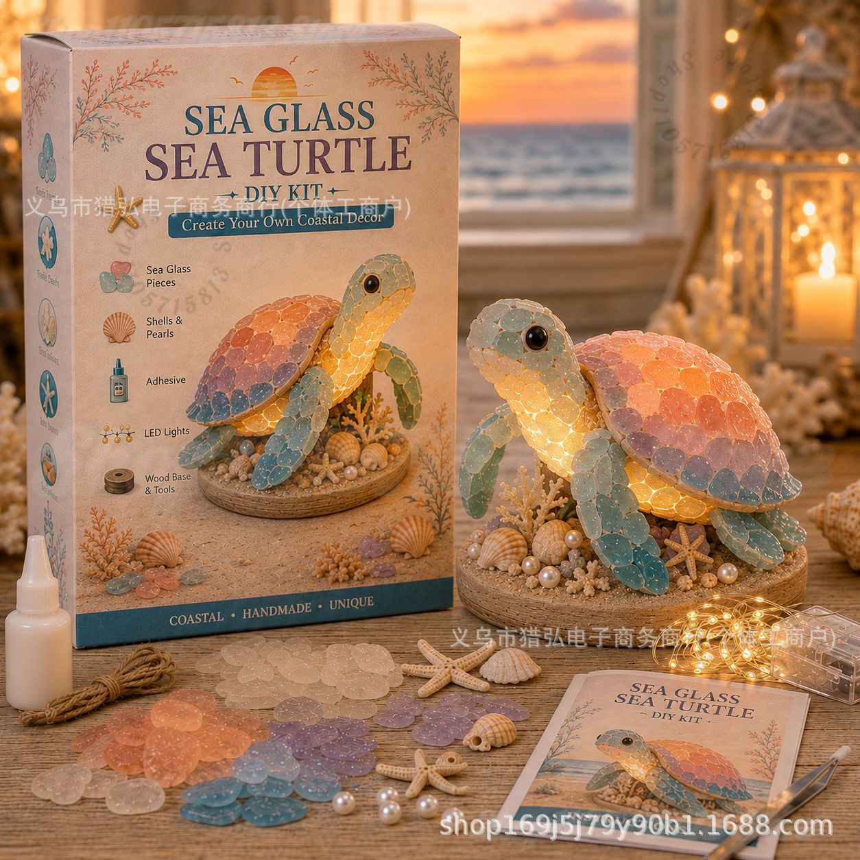 DIY Sea Glass Mermaid Tail Lig - Art Craft Kit recension och pris