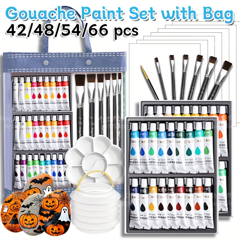 Back to School 42/48/54/66 pcs - Gouache Paint Set recension och pris
