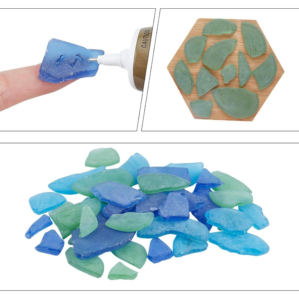 3 Colors Glass Cobalt Blue Aqu - Art Craft Kit recension och pris