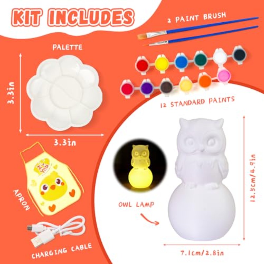 Paint Your Own Lamp Kit, Arts  - Art Craft Kit recension och pris