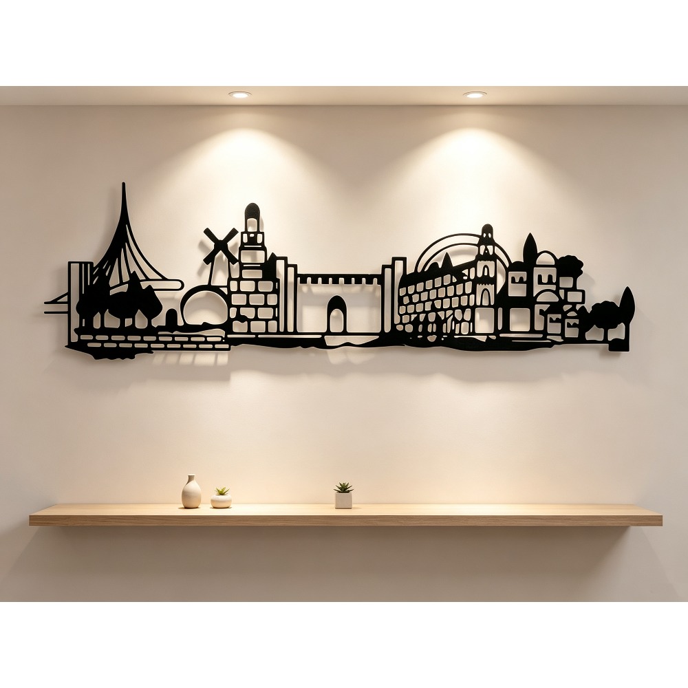 CIFBUY Metal Wall Art Jerusale - Art & Craft Paper For Kids recension och pris