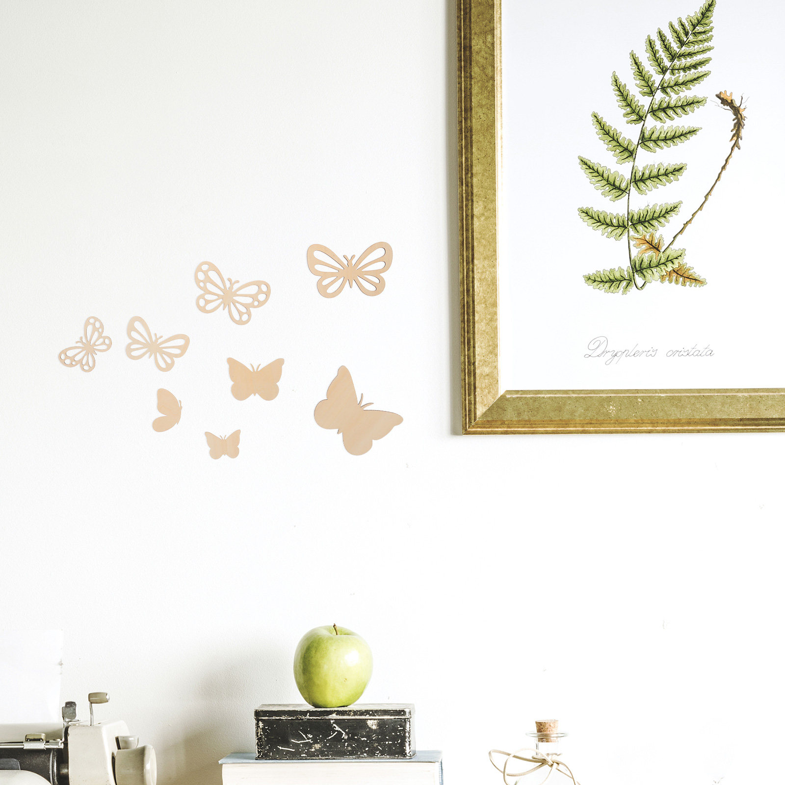 16Pcs Butterfly Wall Art Unfin - Art And Craft For Nursery recension och pris