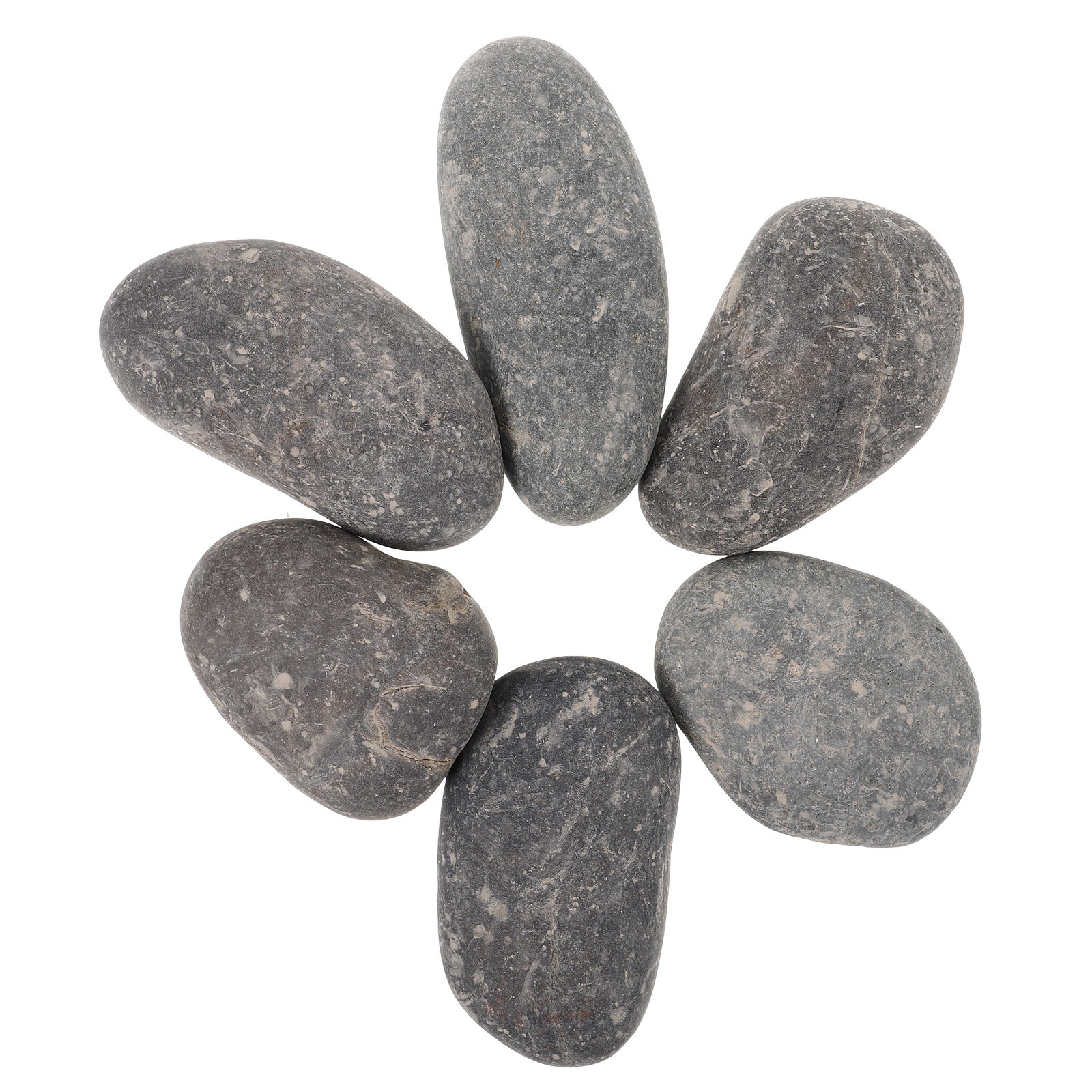 6Pcs Natural Smooth Surface Ro - Art And Craft For Nursery recension och pris