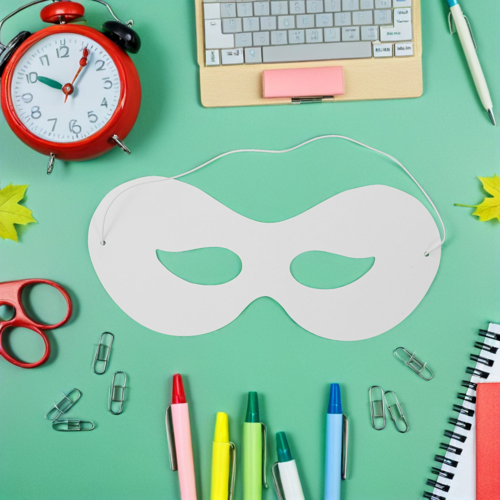40Pcs Childrens Graffiti Masks - Art Craft With Paper recension och pris