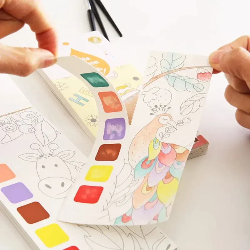 Kids Portable Watercolor Paint - Gouache Paint Set recension och pris