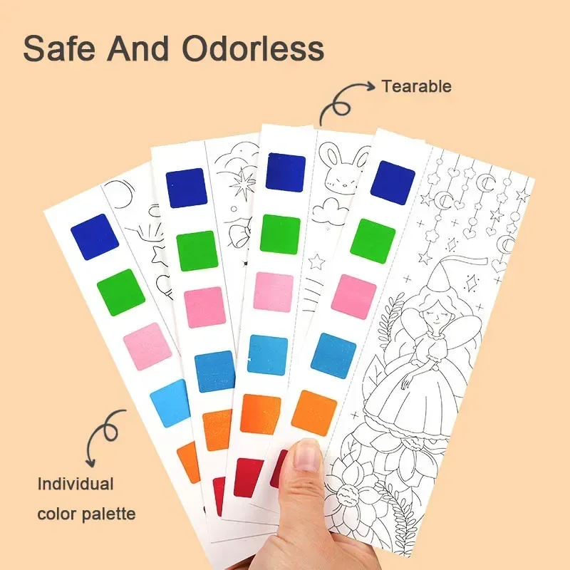 Kids Portable Watercolor Paint - Gouache Paint Set recension och pris